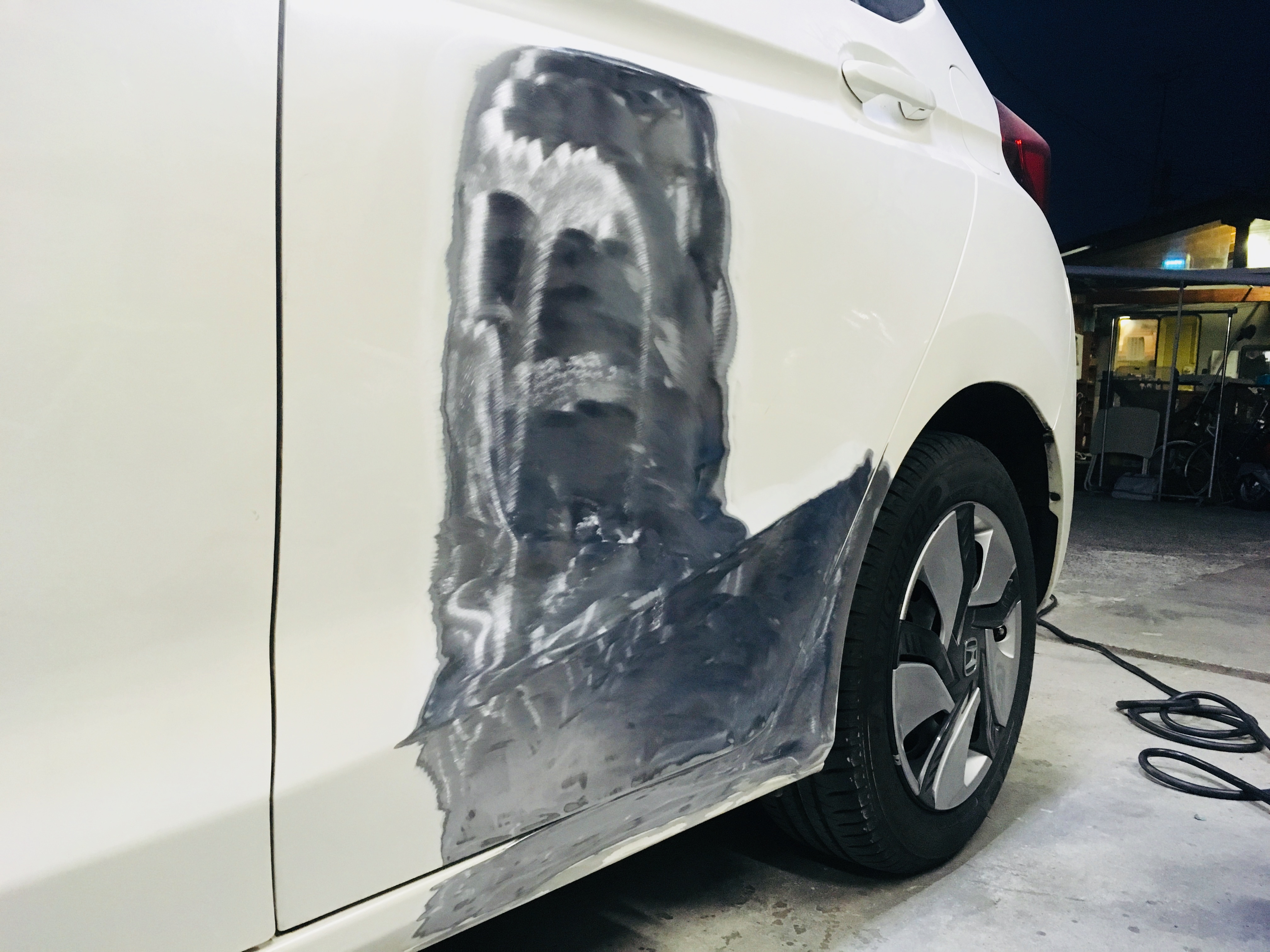 Fit フィット ハイブリッド ｇｐ5 ドアへこみ修理 板金塗装 Haru Auto